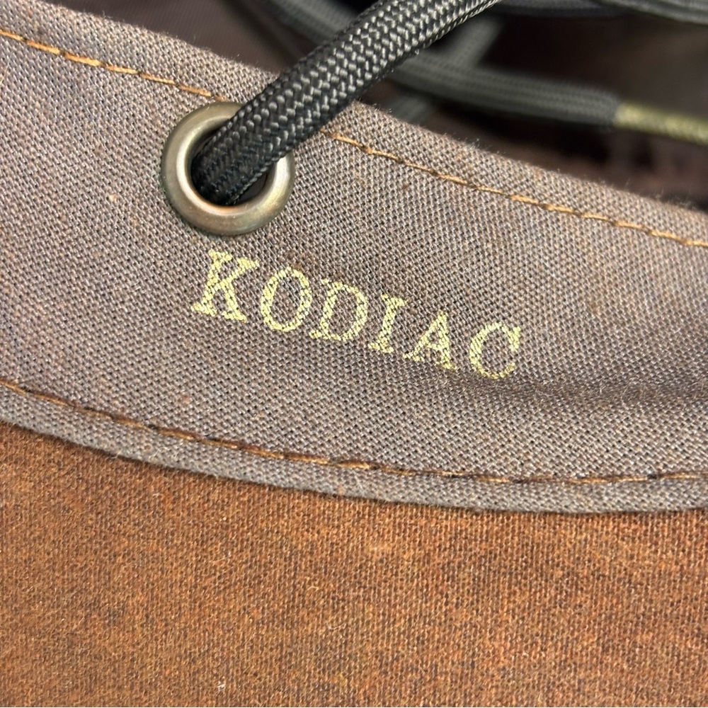 Outback Trading Co Vintage Kodiac Suede Hat Indiana Jones Outback Brown Sz XL - Picture 9 of 14